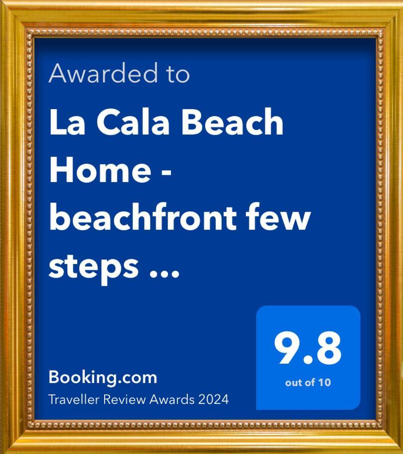 La Cala Beach Home - Beachfront Few Steps Away From Sandy Beach La Cala De Mijas Zewnętrze zdjęcie